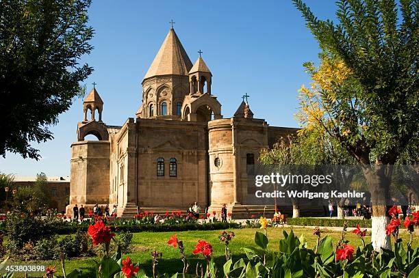 Armenia, Yerevan, Cathedral Of Echmiadzin, Headquarters Of The Armenian Orthodox Church.