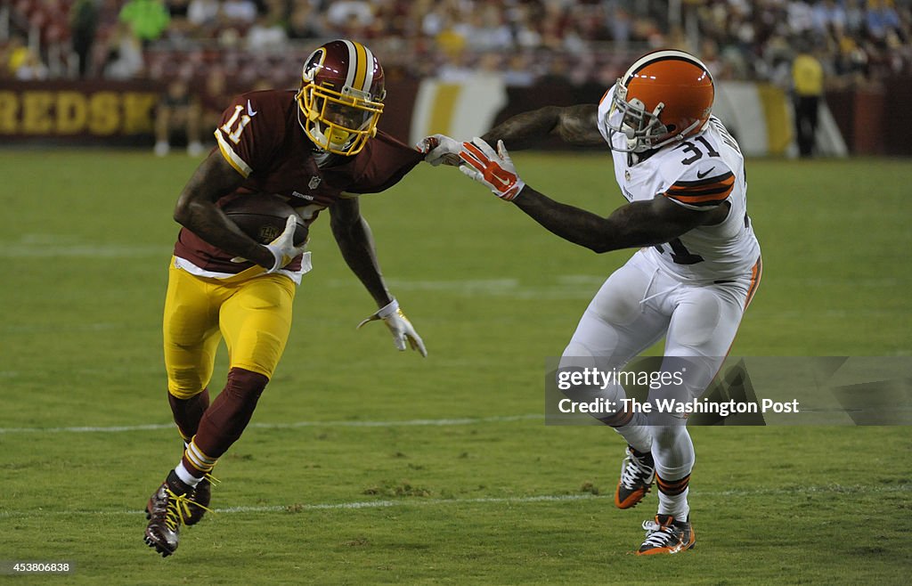 Washington Redskins vs. the Cleveland Browns