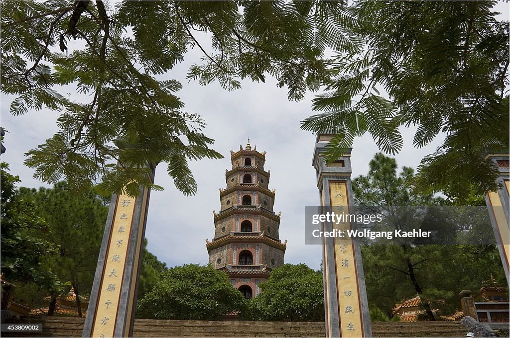 Vietnam, Hue, Thien Mu Pagoda (heavenly Lady Pagoda...