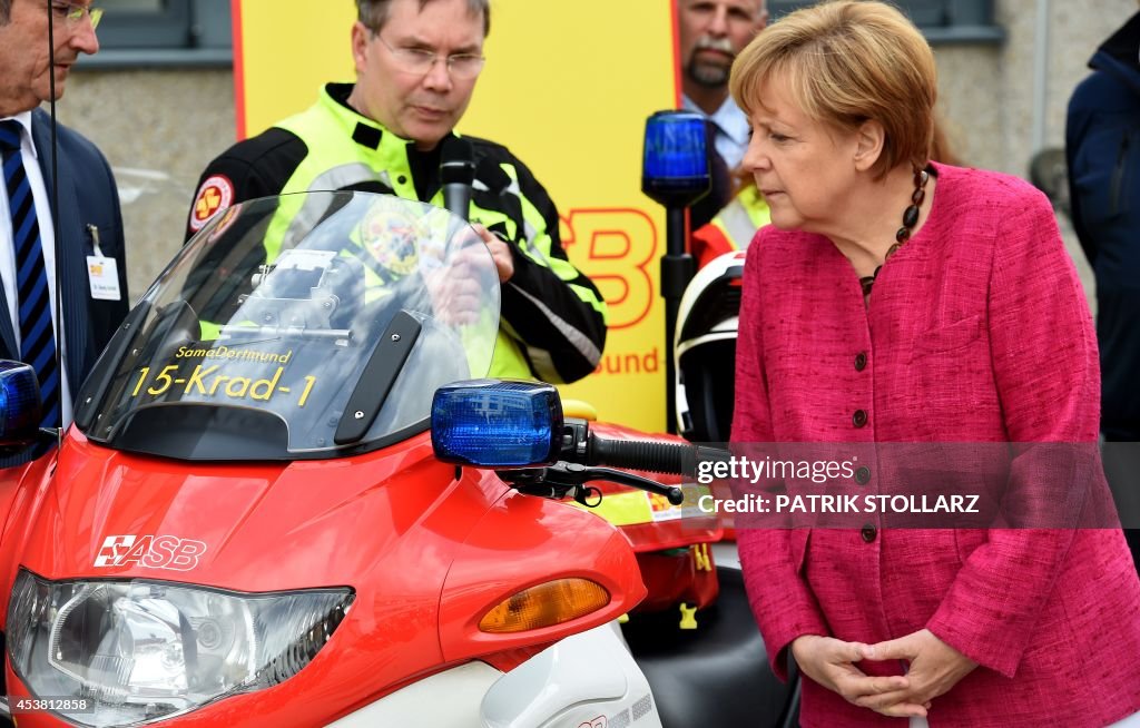 GERMANY-POLITICS-TECHNICAL RELIEF-MERKEL