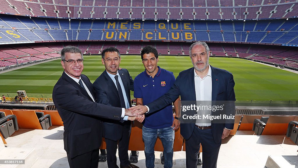 Luis Suarez FC Barcelona Media Access