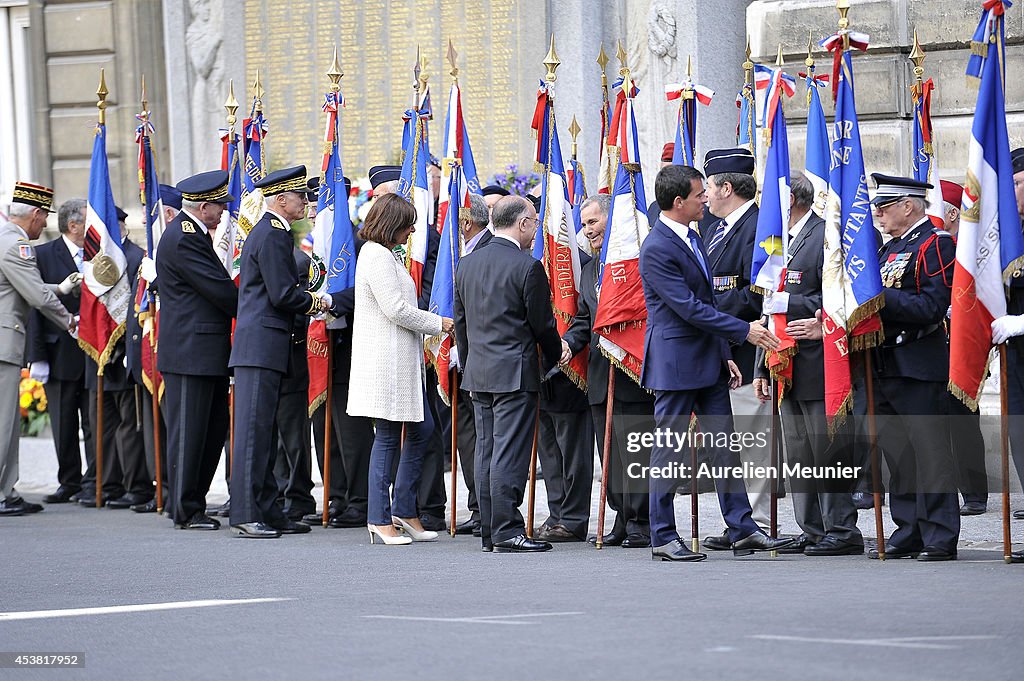 Paris Police Celebrate 70th Anniversary Of The FFI Uprising In Paris