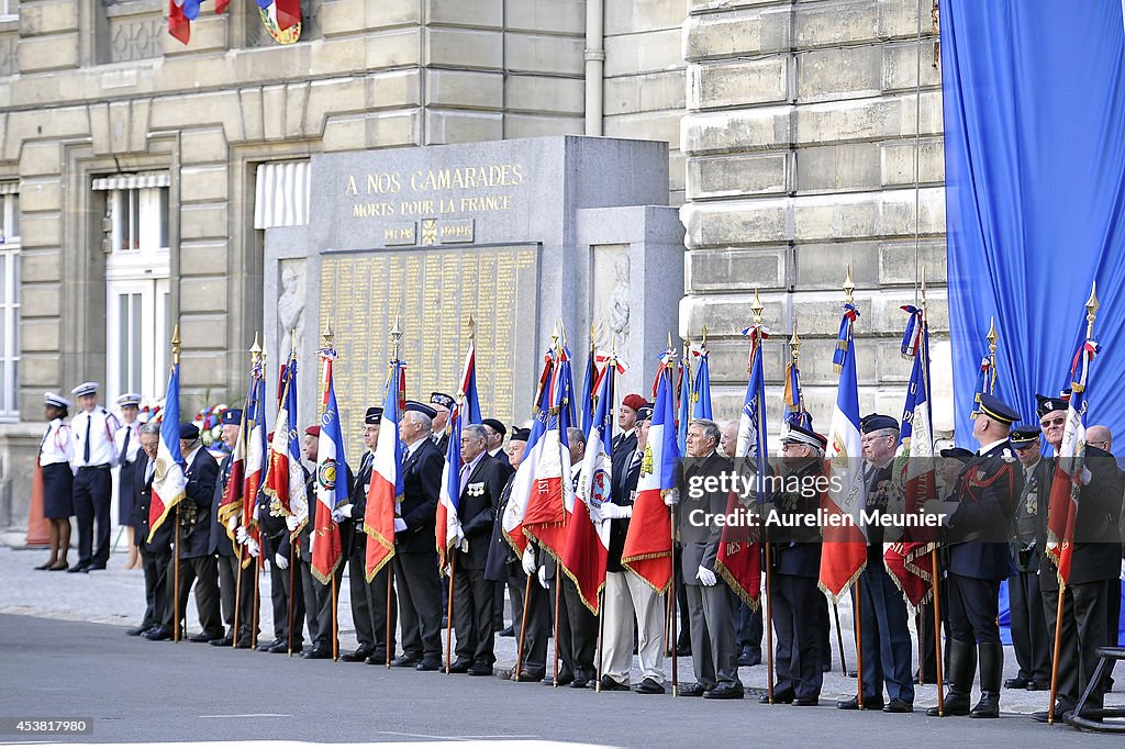 Paris Police Celebrate 70th Anniversary Of The FFI Uprising In Paris