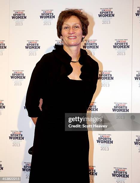 Professor Sarah Springman attends The Sunday Times & Sky Sports Sportswomen of the Year awards at Sky on December 5, 2013 in Isleworth, England.