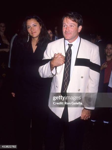 Actor Robin Williams and wife Marsha attend the Sixth Annual Women in Film Festival - Award for Excellence Salute to Whoopi Goldberg on October 27,...