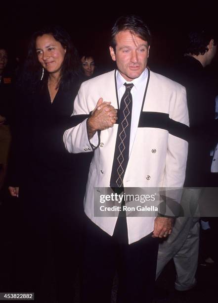 Actor Robin Williams and wife Marsha attend the Sixth Annual Women in Film Festival - Award for Excellence Salute to Whoopi Goldberg on October 27,...