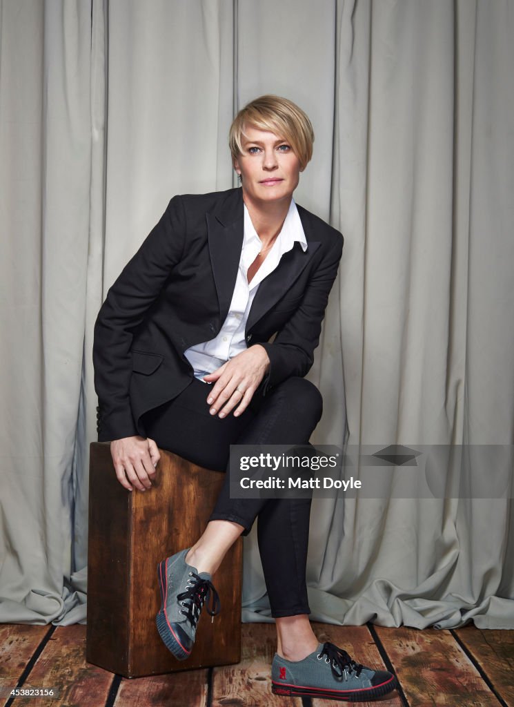 Robin Wright, Backstage, August 6, 2014