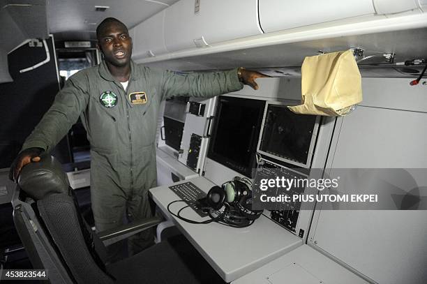 Nigerian Airforce pilot Group Captain Olalekan Omotosho speaks about Airforce ATR 42-500 Maritime Patrol Aircraft acquired to fight maritime crime in...