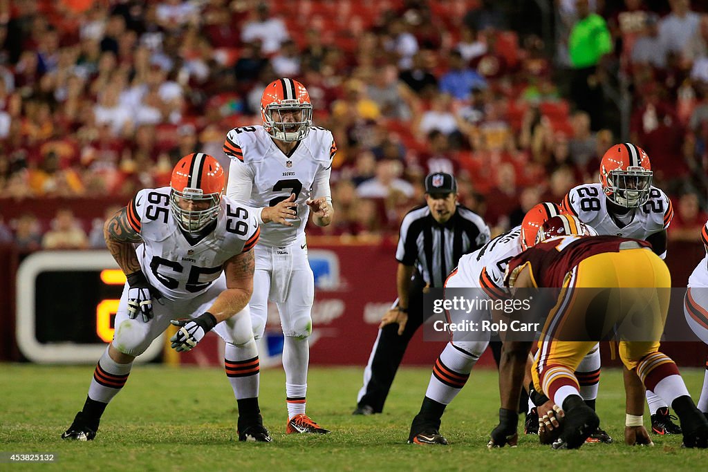 Cleveland Browns v Washington Redskins