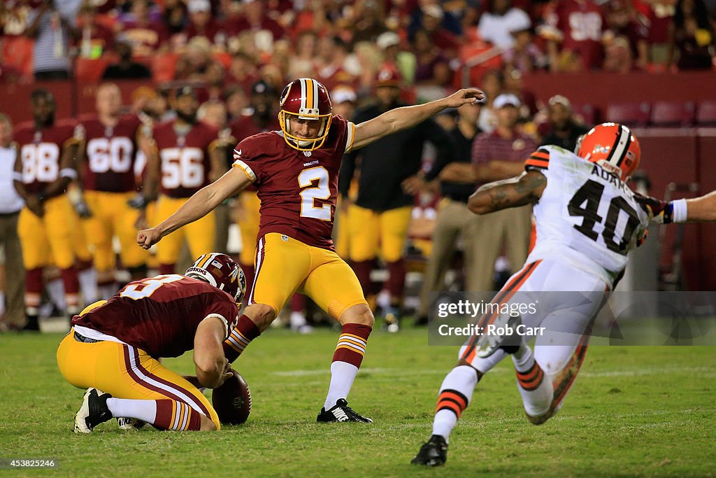 Cleveland Browns v Washington Redskins