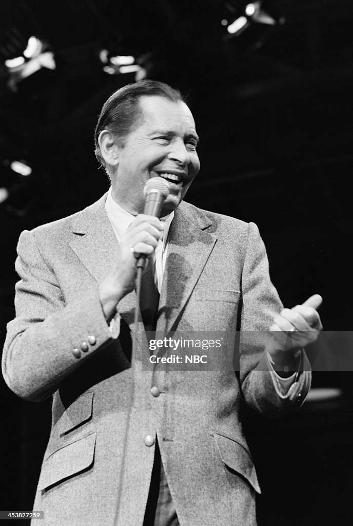 Milton Berle during the monologue on April 14, 1979 Photo by News