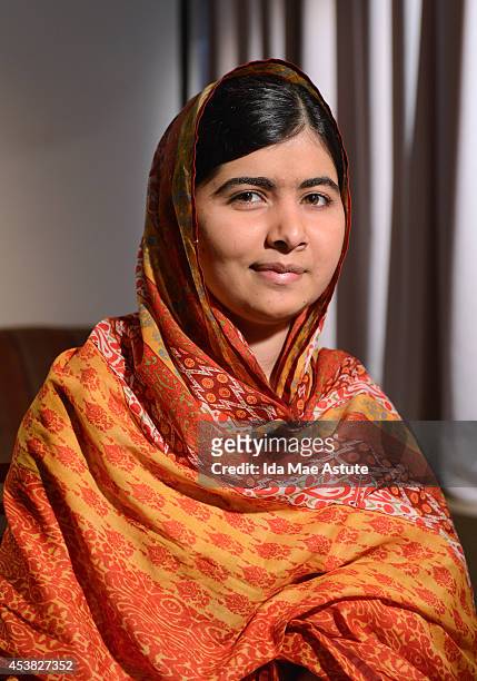 Pakistani teenager and education activist Malala Yousafzai is interviewed on GOOD MORNING AMERICA, airing MONDAY, AUG. 18 on the Disney General...