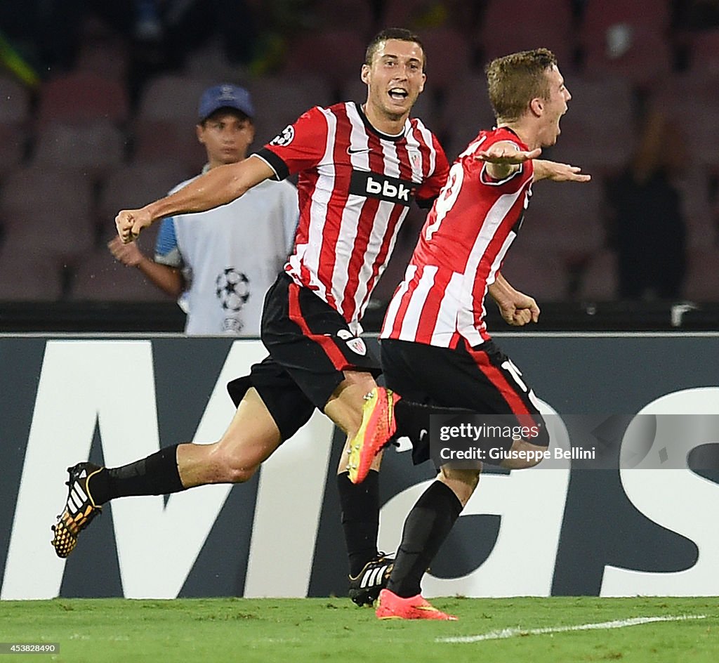 SSC Napoli v Athletic Club - UEFA Champions League Qualifying Play-Offs Round: First Leg