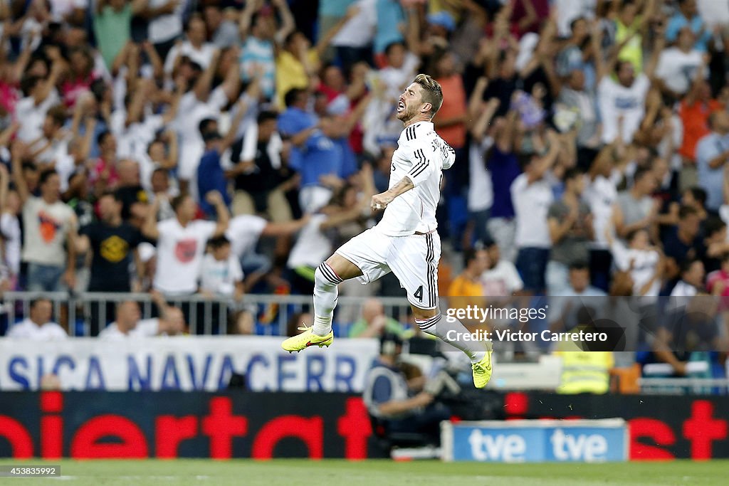 Real Madrid v Club Atletico de Madrid - Supercopa: First Leg