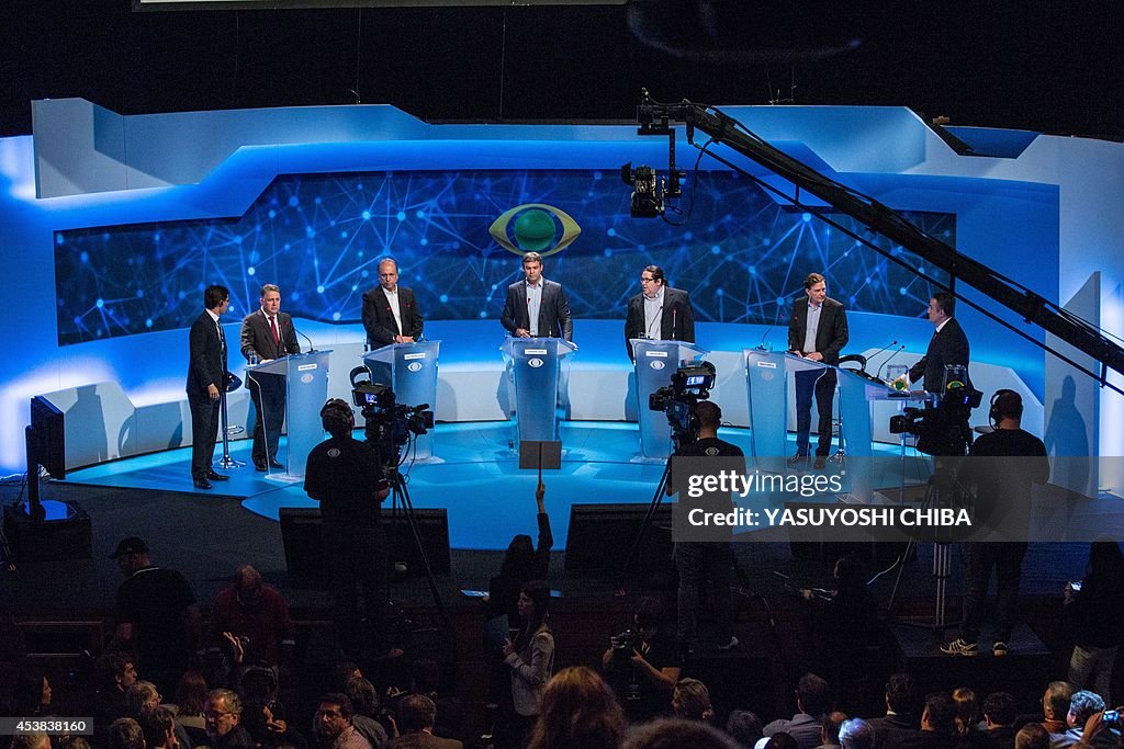 BRAZIL-ELECTION-GUBERNATORIAL-DEBATE