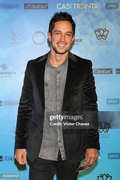 Nacho Rivapalacios attends "Casi Treinta" Mexico City premiere red carpet at Cinemex Antara Polanco on August 19, 2014 in Mexico City, Mexico.