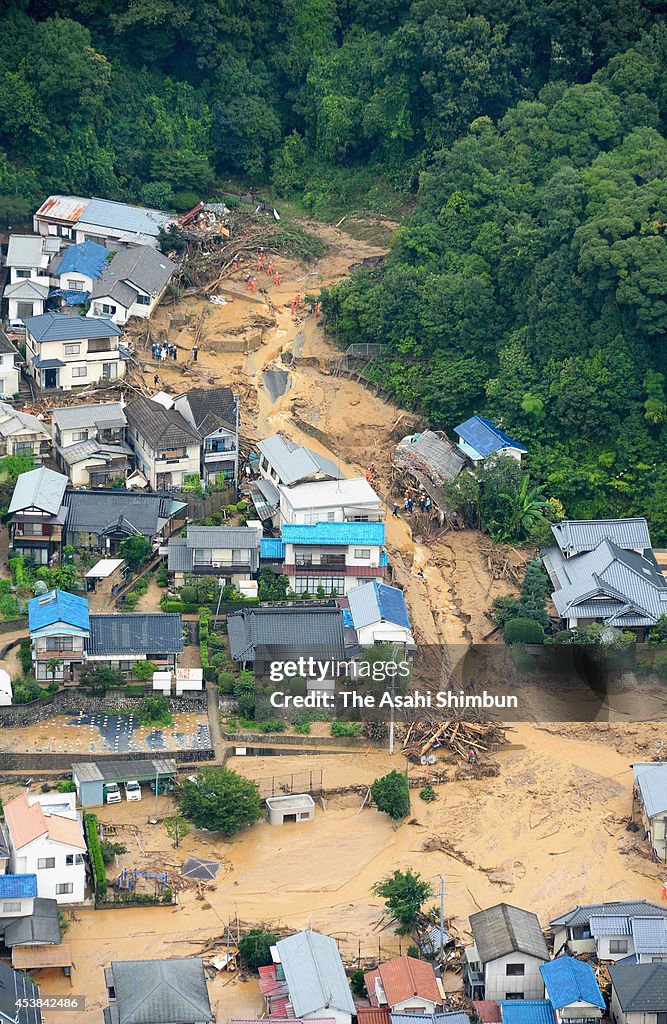 At Least 18 Killed In Hiroshima Landslides