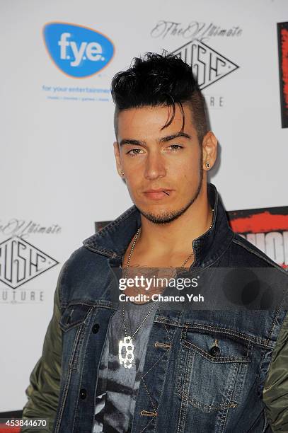 Santino Noir attends the "Jersey Shore Massacre" New York Premiere at AMC Lincoln Square Theater on August 19, 2014 in New York City.