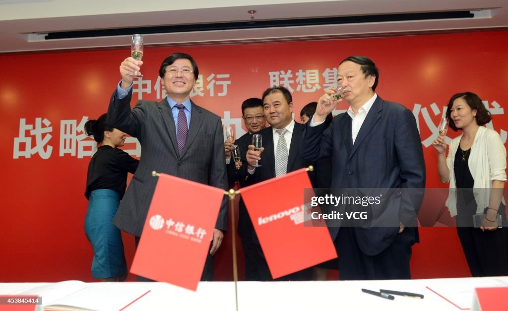 Lenovo Group Signs Strategic Cooperation Agreement With Citic Group In Beijing