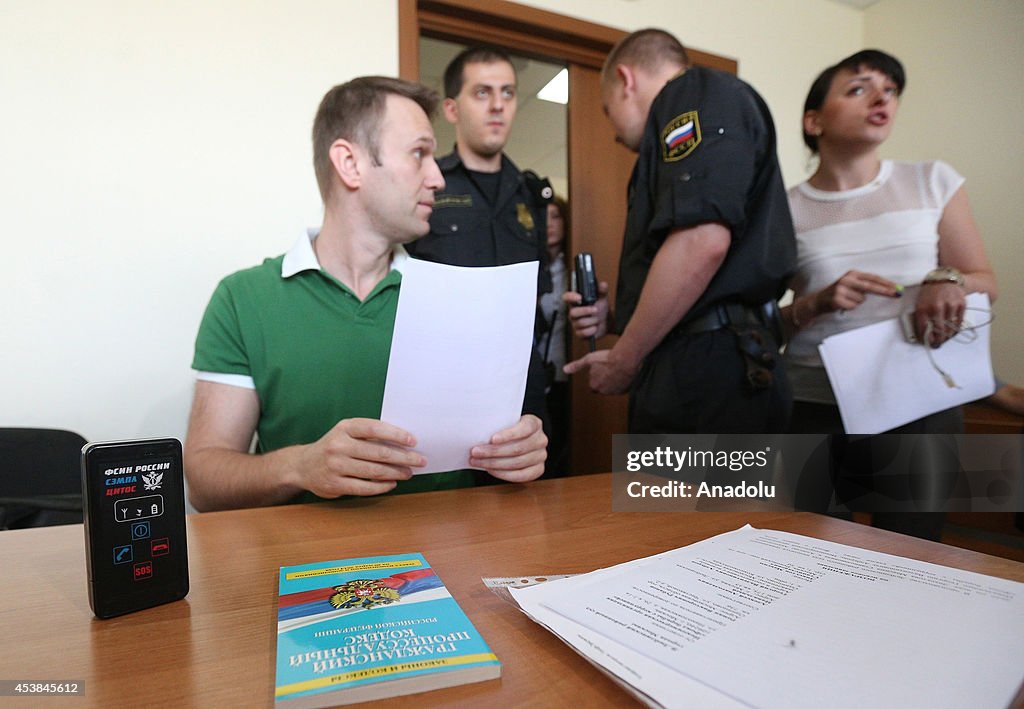 Alexei Navalny's Trial in Moscow