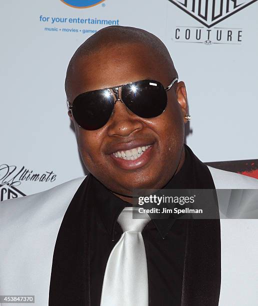 Recording Artist King Nyne attends the "Jersey Shore Massacre" New York Premiere at AMC Lincoln Square Theater on August 19, 2014 in New York City.