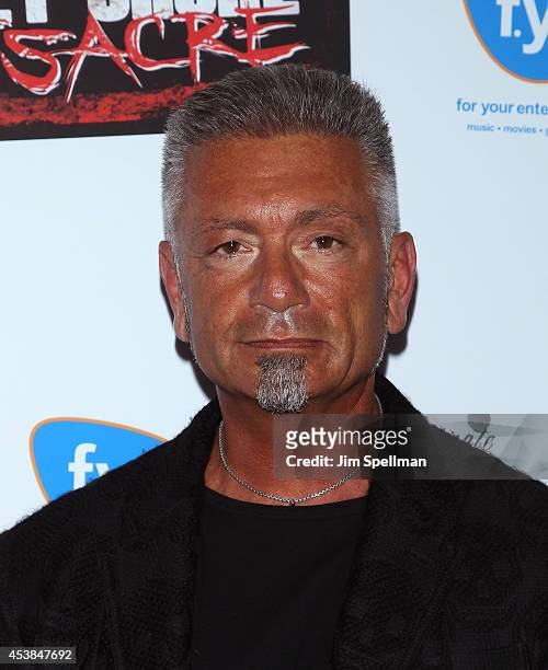 Larry Caputo attends the "Jersey Shore Massacre" New York Premiere at AMC Lincoln Square Theater on August 19, 2014 in New York City.