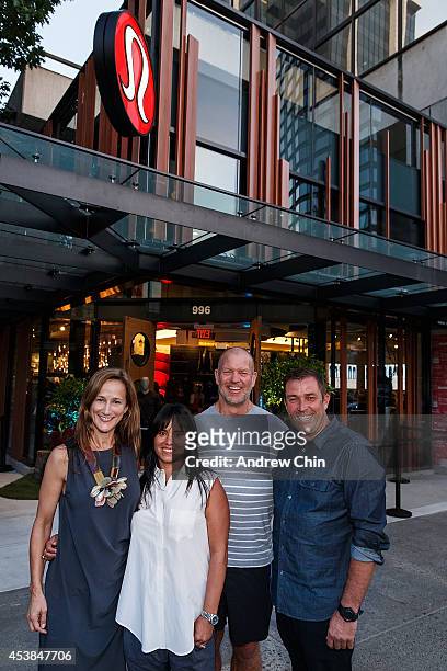 18 Lululemon Athletica Flagship Store Opening Party Stock Photos