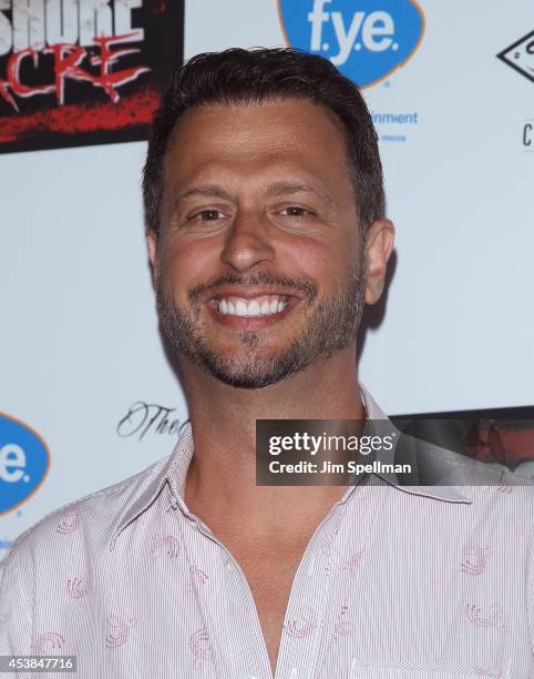 Writer Sal Governale attends the "Jersey Shore Massacre" New York Premiere at AMC Lincoln Square Theater on August 19, 2014 in New York City.