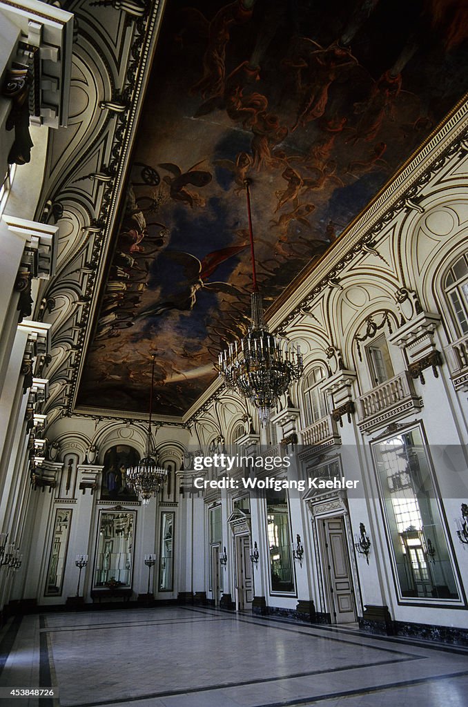 Cuba, Old Havana, Museum Of The Revolution, Hall Of Mirrors...