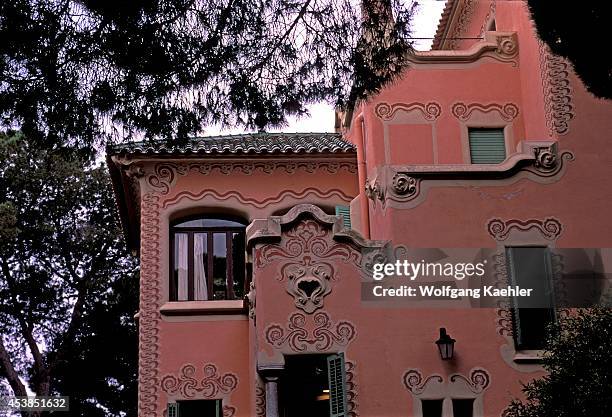 Spain, Barcelona, Park Guell, Gaudi House And Museum.