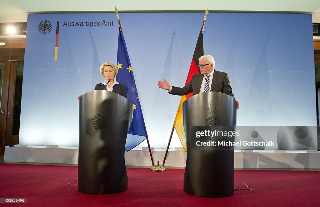 Joint Press Statement Of German Foreign Minister And German Defense Minister
