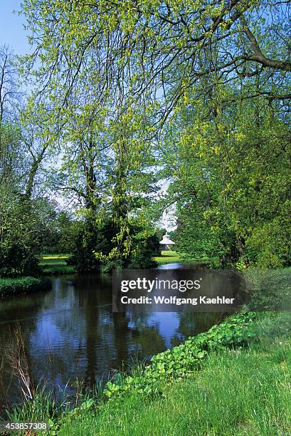 Germany, Near Berlin, Potsdam, Sanssouci Castle, Summer Residence Of Frederick The Great, Park, View Of Chinese House.