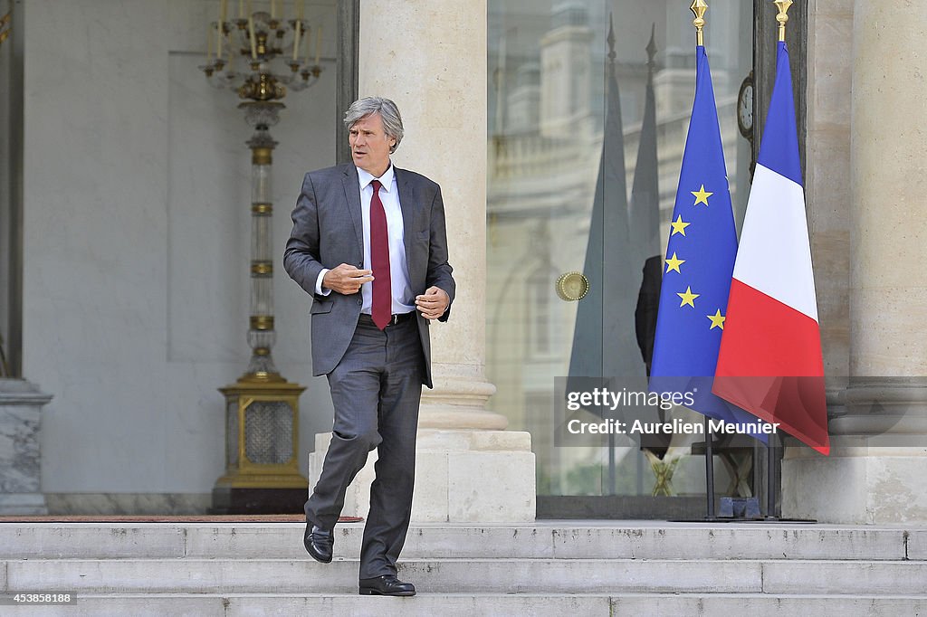 'Conseil Des Ministres' At Elysee Palace