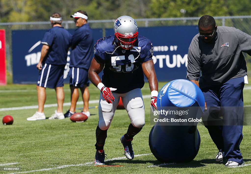 New England Patriots Practice In Foxborough, Mass.