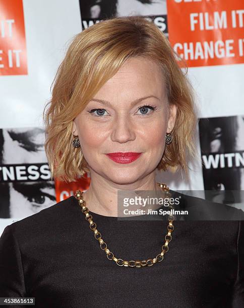 Actress Samantha Mathis attends the 2013 Focus For Change gala benefiting WITNESS at Roseland Ballroom on December 5, 2013 in New York City.