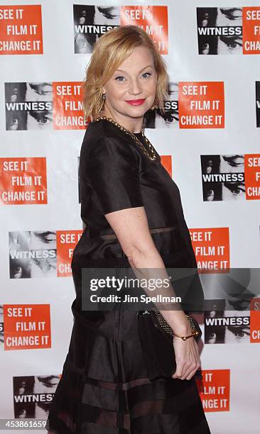 Actress Samantha Mathis attends the 2013 Focus For Change gala benefiting WITNESS at Roseland Ballroom on December 5, 2013 in New York City.