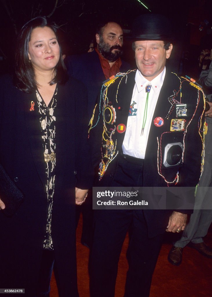 Actor Robin Williams and wife Marsha attend the 