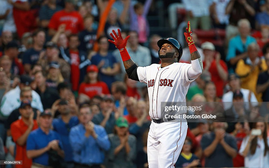 Los Angeles Angels Vs. Boston Red Sox At Fenway Park