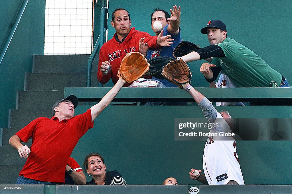 Los Angeles Angels Vs. Boston Red Sox At Fenway Park