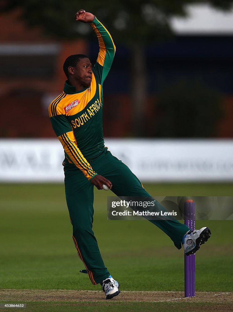 England U19's v South Africa U19's - ODI Series 2014