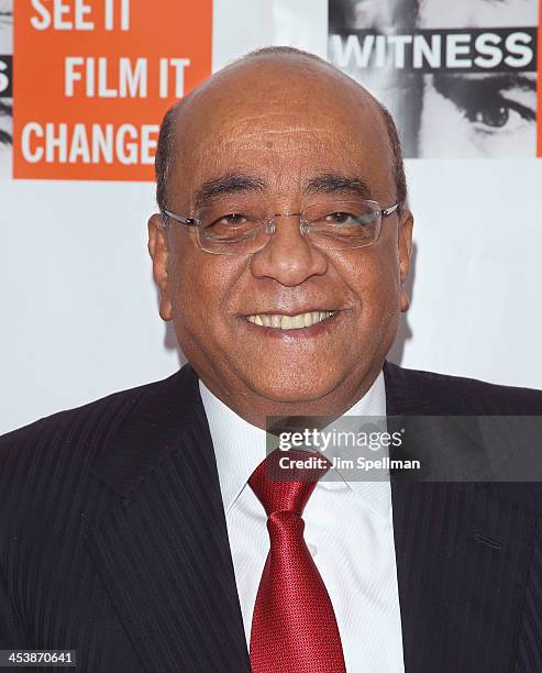 Honoree Dr. Mo Ibrahim attends the 2013 Focus For Change gala benefiting WITNESS at Roseland Ballroom on December 5, 2013 in New York City.