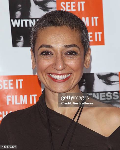 Zainab Salbi attends the 2013 Focus For Change gala benefiting WITNESS at Roseland Ballroom on December 5, 2013 in New York City.