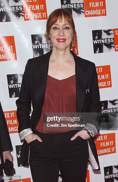 Suzanne Vega attends the 2013 Focus For Change gala benefiting WITNESS at Roseland Ballroom on December 5, 2013 in New York City.