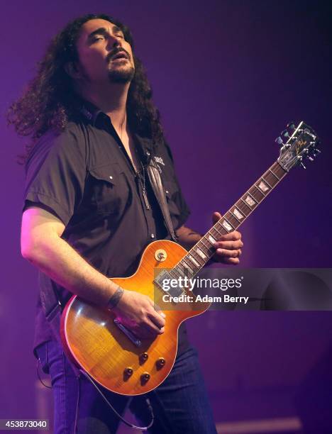 Alastair Greene of the Alan Parsons Live Project performs during a concert at Admiralspalast on August 20, 2014 in Berlin, Germany.