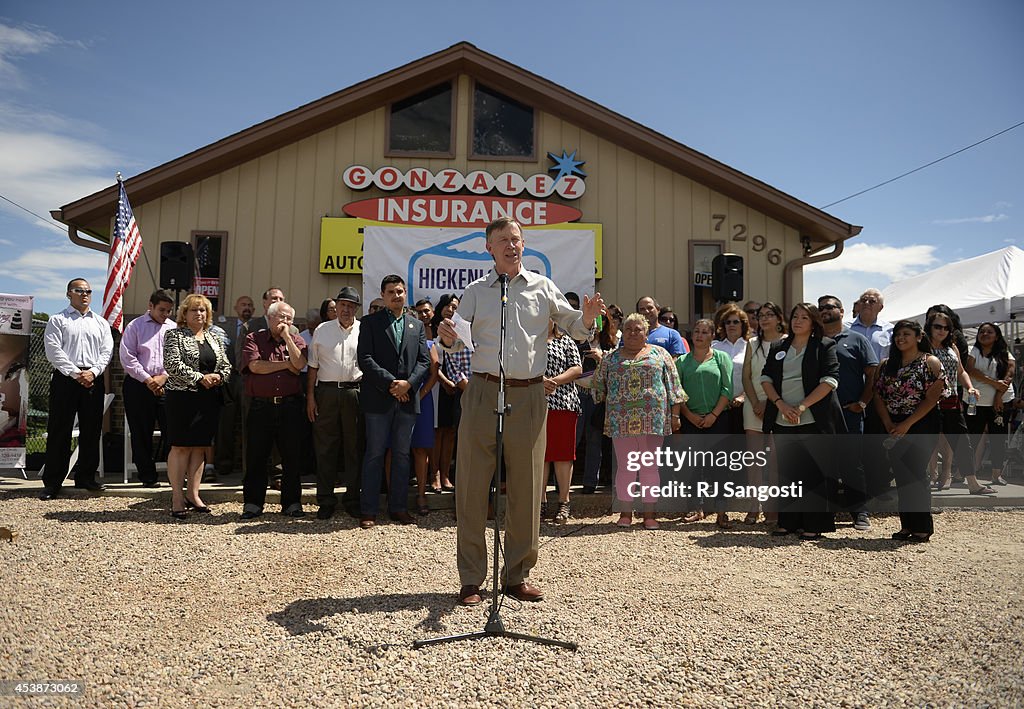 Colorado Governor latino re-electionrally rally