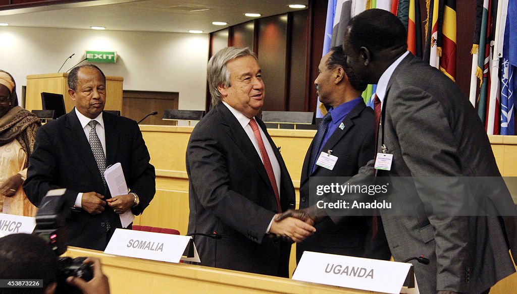 UN High Commissioner for Refugees (UNHCR) Guterres in Ethiopia