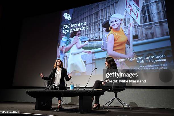 Gemma Arterton at BFI Southbank, introducing the film that inspired her as part of the BFI Screen Epiphanies series, a monthly BFI membership...