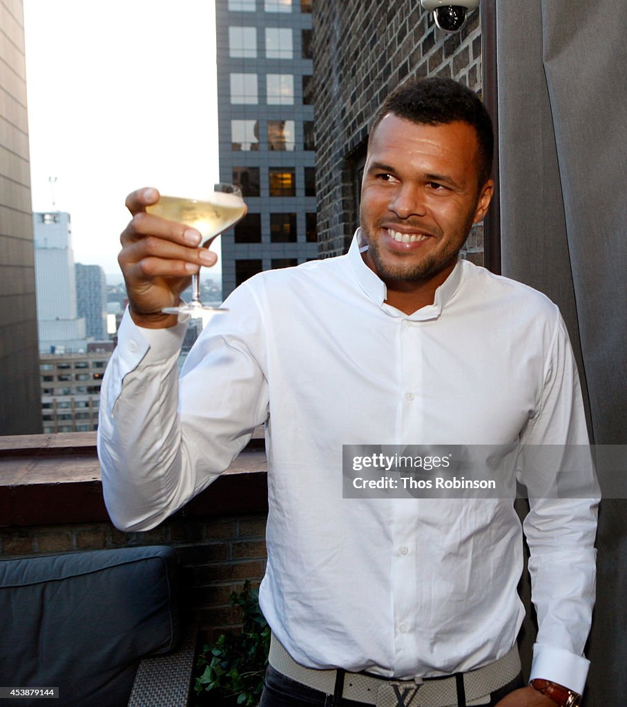 Taste of Tennis Week: WestHouse NY Toasts Jo-Wilfried Tsonga