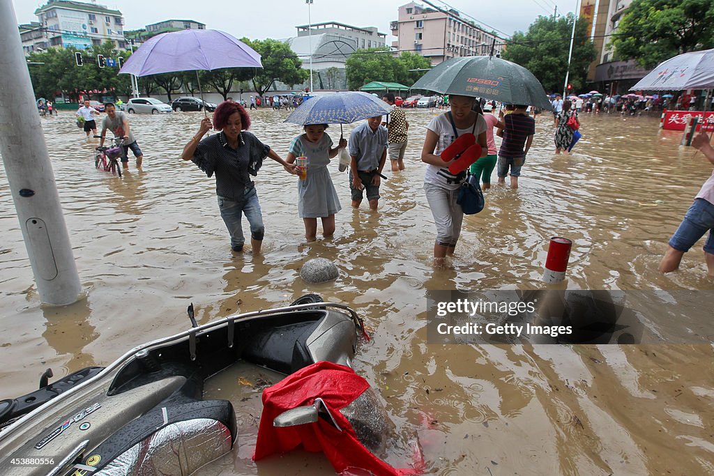 Flood Hits Lishui