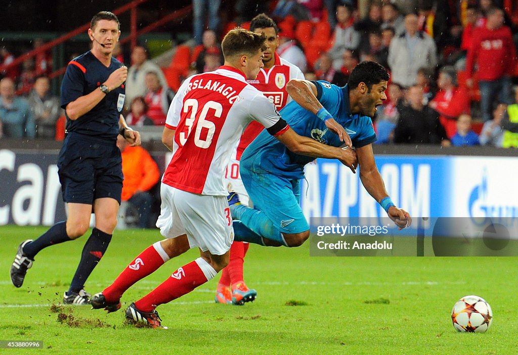 UEFA Champions League play-off first leg match Standard Liege v Zenit